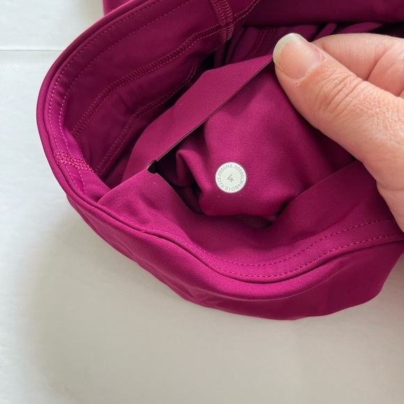 Lululemon Base Pace High Rise Crop Size 4 Pink - Picture 5 of 9